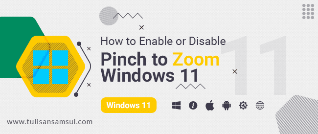 Cara mengaktifkan Pinch to Zoom pada Touchpad di Windows 11 atau 10