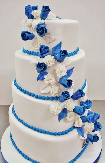  Blue  And White  Wedding  Cake  Designs  Tyler Living