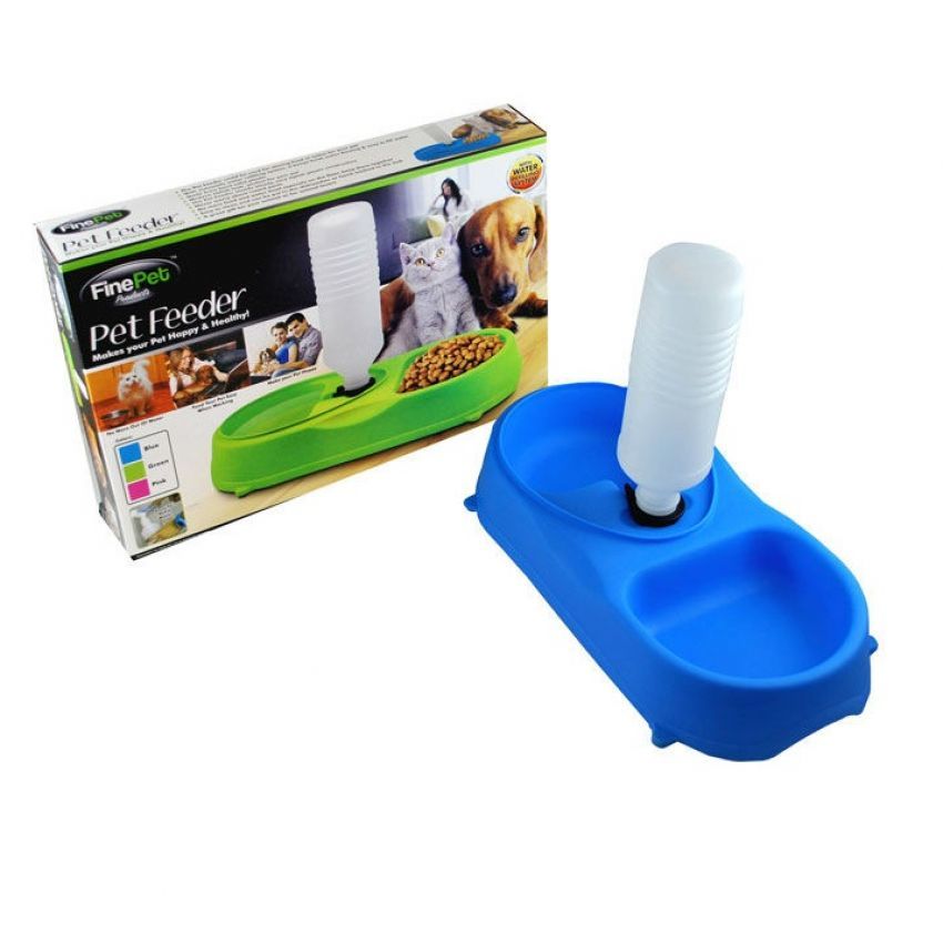 Tempat Makan Minum Binatang Peliharaan Finepet Dog & Cat Pet Feeder