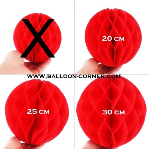 Honeycomb Ball Ukuran 20, 25, 30 Cm (MURAH)