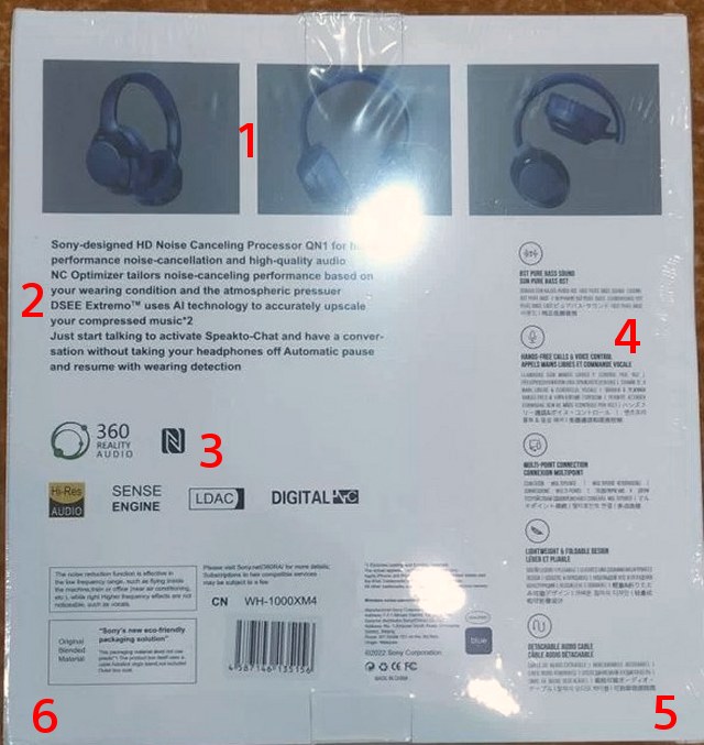 Fake Sony WH-1000XM4 headset WH1000XM4 what to look for