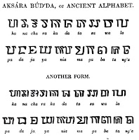 Ilustrasi Aksara Buda