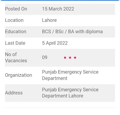 Rescue 1122 Jobs