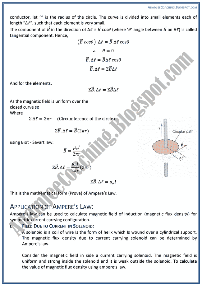 Magnetism-and-Electromagnetism-Theory-Notes-Physics-XII