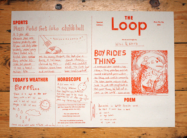 The Loop special edition, 2013 Pick Me Up, by Will Weaver and Kate Whiteman