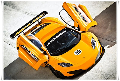 2011 McLaren MP4 12C GT3 front top view