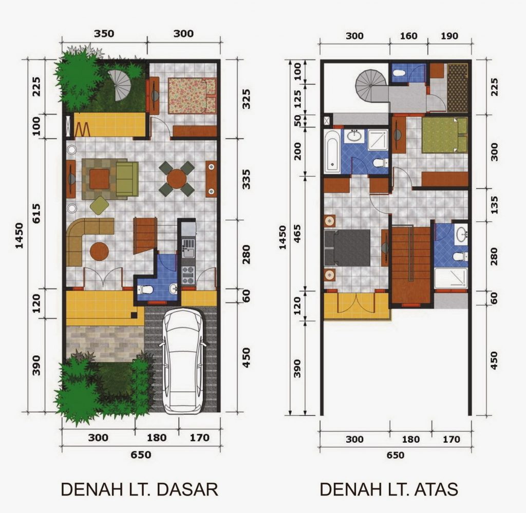 Desain Terbaru Rumah Minimalis 2 Lantai Type 45 Terupdate 2019