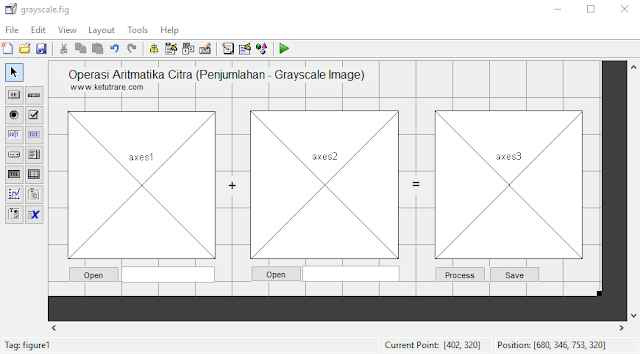 Contoh Aplikasi Program Penggabungan Dua Gambar dengan MATLAB (Penjumlahan Citra)