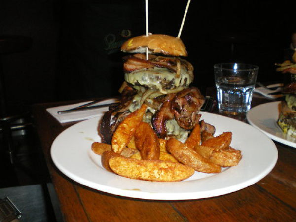 super-stack heart attack burger. Heart Attack Burgers quot;