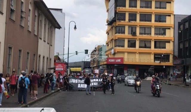 Realizaron manifestación contra maltrato animal