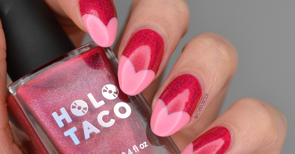 Pink glitter heart nails  February nails, Nail designs valentines, Heart  nails