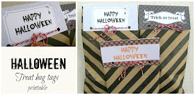 Free printable Halloween treat bag tags