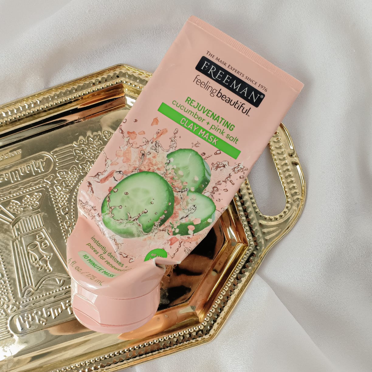 Freeman Rejuvenating Cucumber + Pink Salt Clay Mask