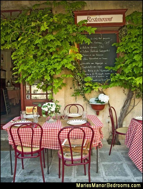 French bistro decor Bistro in Provence France wallpaper mural French country wall decor