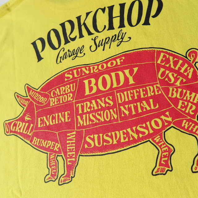 PORKCHOP GARAGE SUPPLY PORK BACK S/S TEE ポークチョップ Tシャツ 通販