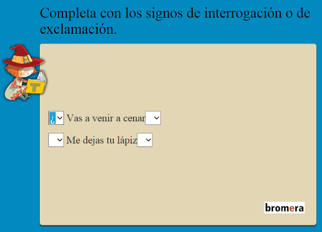 http://www.primerodecarlos.com/SEGUNDO_PRIMARIA/julio/interroga_exclama/Tilde2_.htm