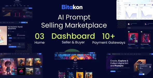 Bitakon v1.0 - AI Prompt Buy Selling Marketplace