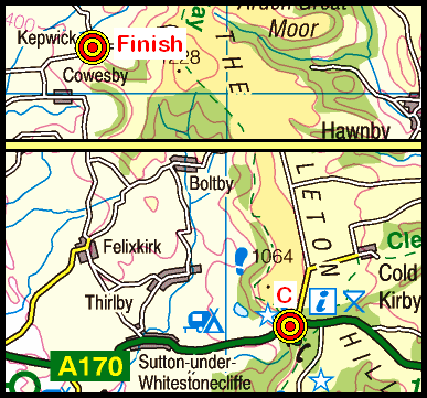 Map of the Kepwick area