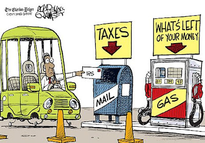 Rising Gas Prices and Taxes Make Us Broke?