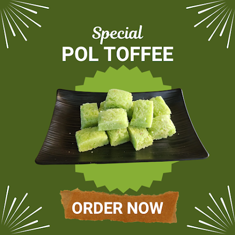 Pol toffee now in stock!  Enjoy this Sri Lankan delicacy a true flavour of home, order now!  AED 10 per box