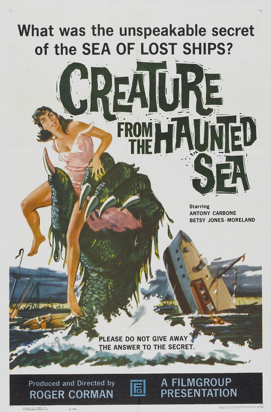Dell on Movies: The Beach Party Blogathon: Creature from the Haunted Sea