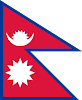 Logo Gambar Bendera Negara Nepal PNG JPG ukuran 100 px