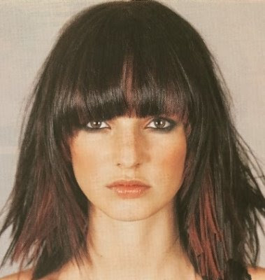 normal Bangs - hairstyle, long hairstyle, modern hairstyle