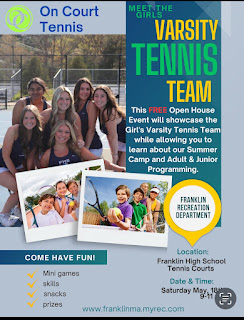 Register for the "On Court Tennis" session - May 18