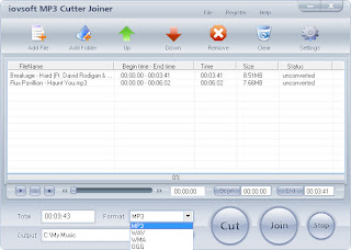 IovSoft MP3 Cutter And Joiner