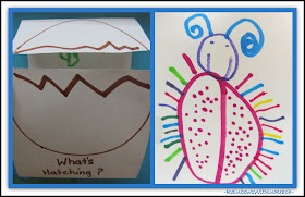 photo of: Spring Foldable in Preschool: What's Hatching via RainbowsWithinReach