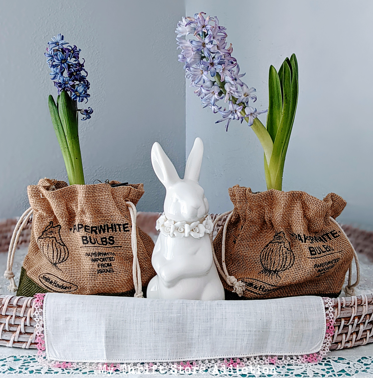 vintage Easter vignettes