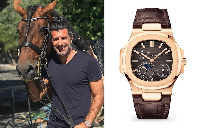 Which watch did the Portuguese legend Luís Figo wear?