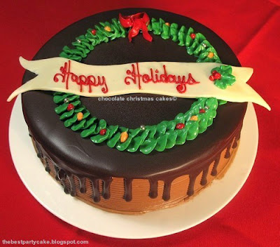 chocolate christmas cakes