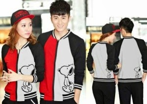 jaket couple korea online snoopy