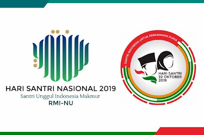 Terdapat dua versi logo resmi Hari Santri Nasional Tahun  Download Dua Logo dan Tema Hari Santri Nasional 2019