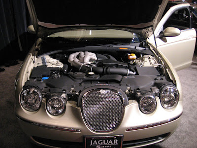 2006 Jaguar S-Type 3.0 at the Portland International Auto Show in Portland, Oregon, on January 28, 2006