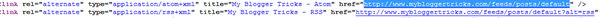XML Feed link