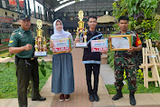 Kreatif dan Inovatif, Perwakilan Dari Kodim 0505/JT Raih Juara Pertama Lomba Lukis