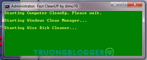 Download Fast CleanUP - Công cụ dọn rác tối uu Windows chỉ 1Click chuột