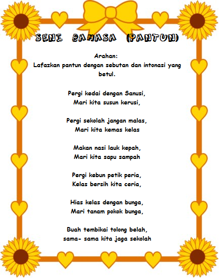 Bahasa Melayu: Seni Bahasa (Pantun)