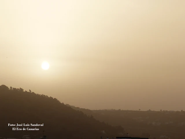 Galería fotos de la calima de hoy miércoles 2 de marzo, Las Palmas de Gran Canaria