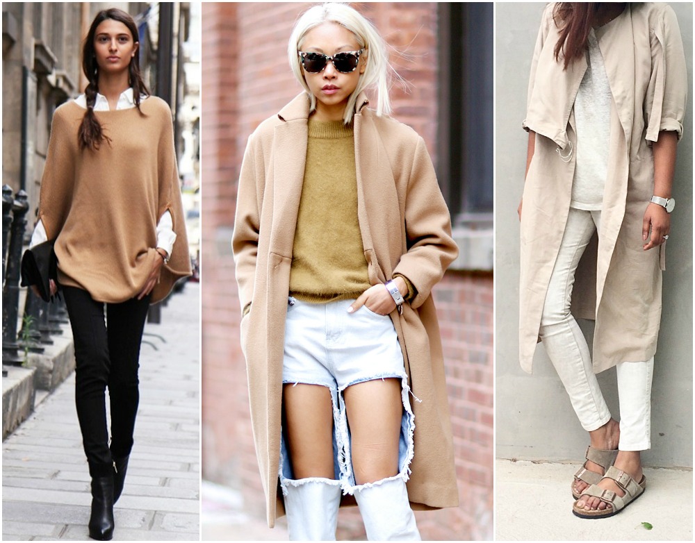 camel beige nude light neutrals fashion trends 2014 street style outfits fall