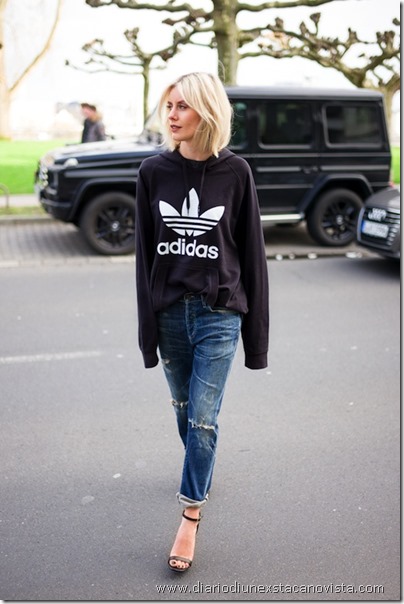 Le-Fashion-Blog-Blogger-Style-Sporty-Chic-Athleisure-Trend-Black-Adidas-Hooded-Sweatshirt-Distressed-Boyfriend-Denim-Helled-Sandals-With-Ankle-Straps-Via-Lisa-RVD