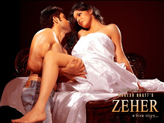 Udita shows her feet in movie zeher