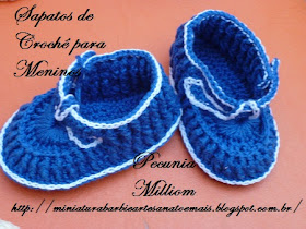 Sapatinhos de crochê executados por Pecunia MilliomSapatinhos de crochê executados por Pecunia Milliom