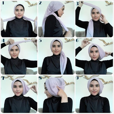 Tutorial Hijab Segi Empat