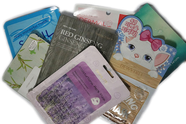 Mask Week: Dermal, Skin Lite, Sasatinnie, Etude House, Dewytree, Nature Republic, The Face Shop