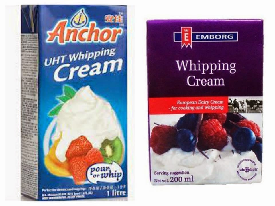 Info Lengkap Whipping Cream Dan Cara Beza Whipping Cream Non Dairy Dengan Dairy