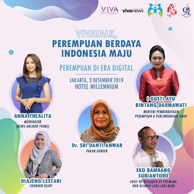 vivatalk peran perempuan di era digital menuju indonesia maju isu kesetaraan gender 