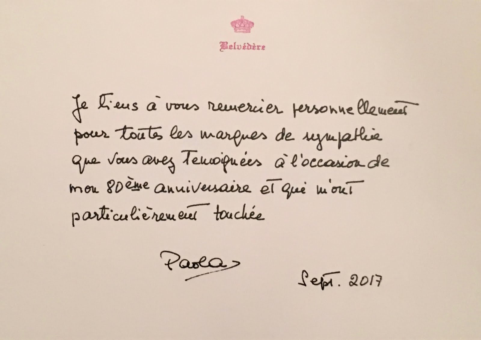 Gert s Royals Queen  Paola 80th Birthday Liechtenstein 